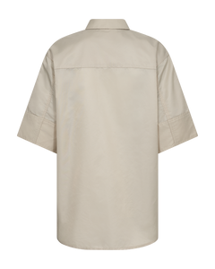 CMSIMI HEMD MIT HANDGEFERTIGTE BLUMEN IN BEIGE