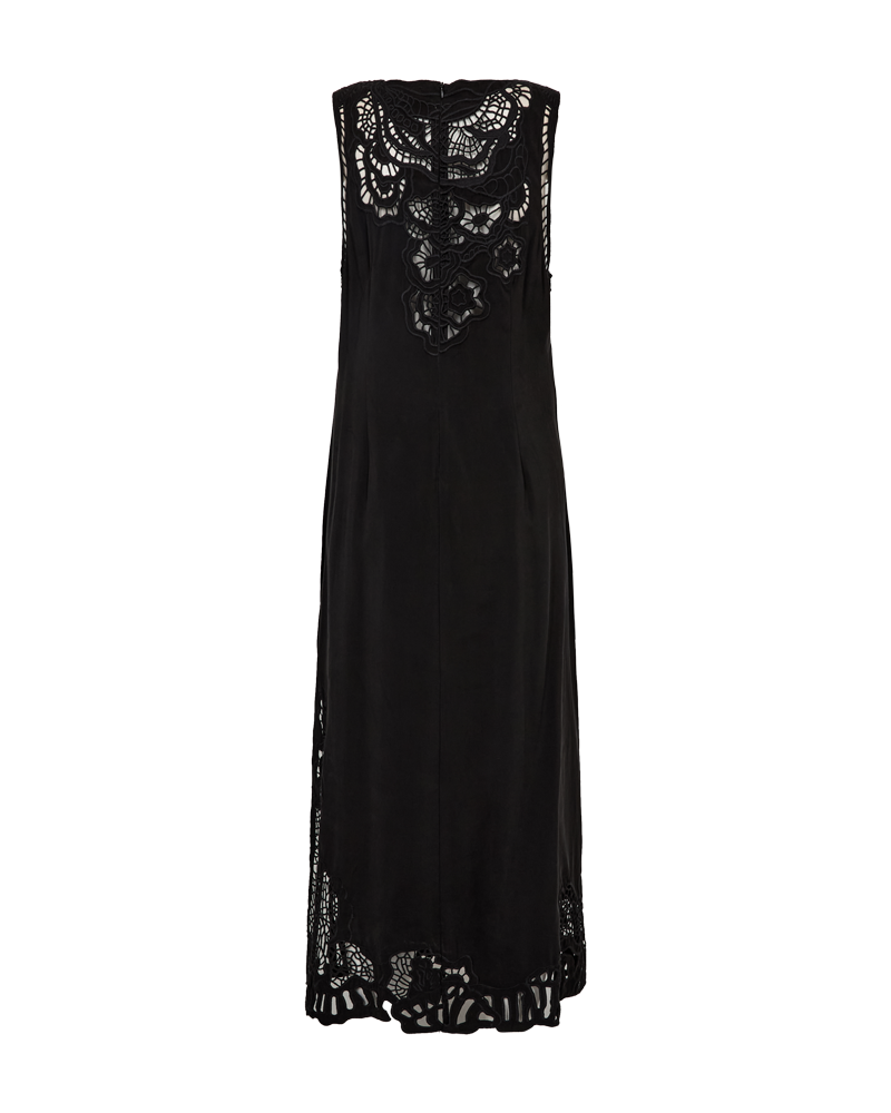 CMMADELYN - KLEID MIT SPITZE IN SCHWARZ