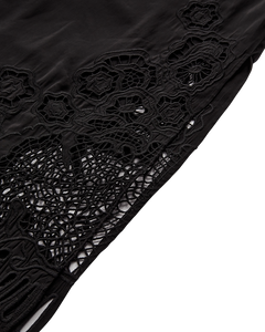 CMMADELYN - KLEID MIT SPITZE IN SCHWARZ