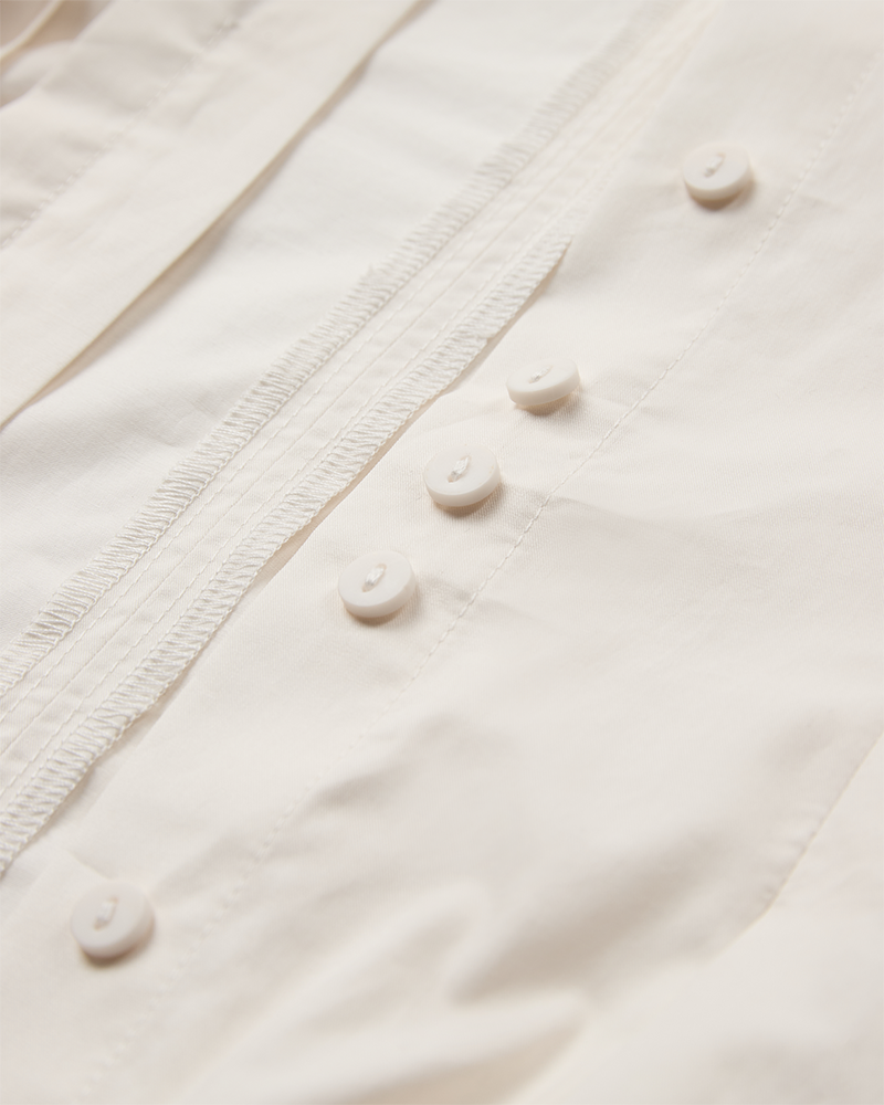 CMSHIRLEY - KLEID IN WOLLWEISS