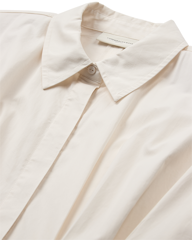 CMSHIRLEY - KLEID IN WOLLWEISS