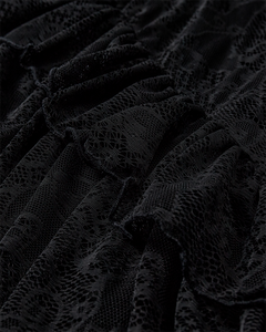 CMEA - SPITZENKLEID IN SCHWARZ