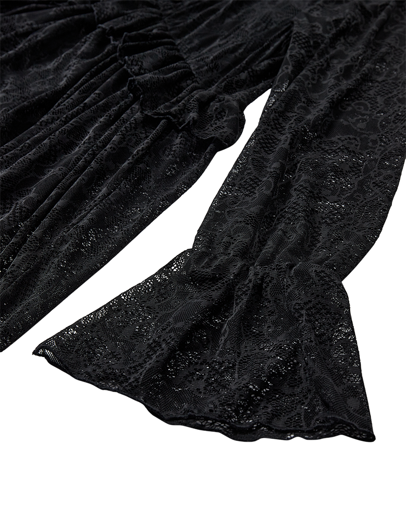 CMEA - SPITZENKLEID IN SCHWARZ