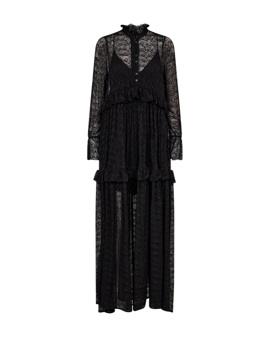 CMEA - SPITZENKLEID IN SCHWARZ