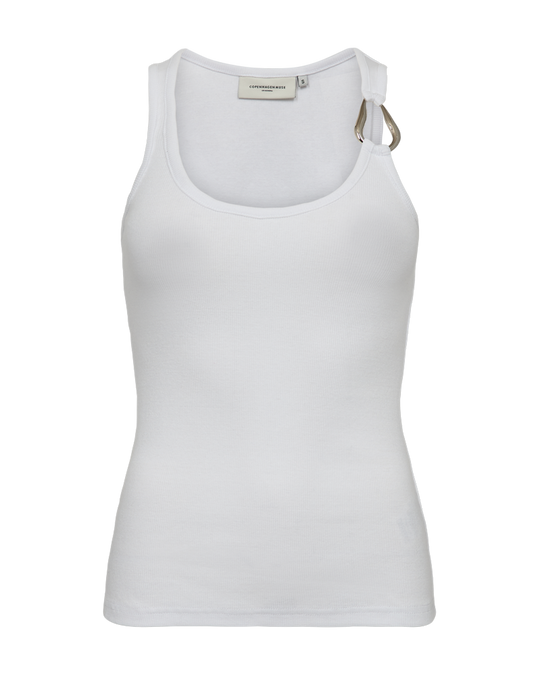 CMSIV - TOP MIT SCHNALLEN-DETAIL IN WEISS