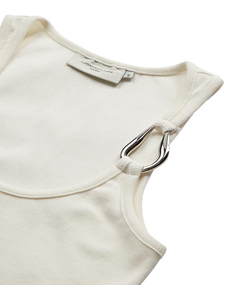 CMSIV - TOP MIT SCHNALLEN-DETAIL IN CREMEWEISS,WOLLWEISS