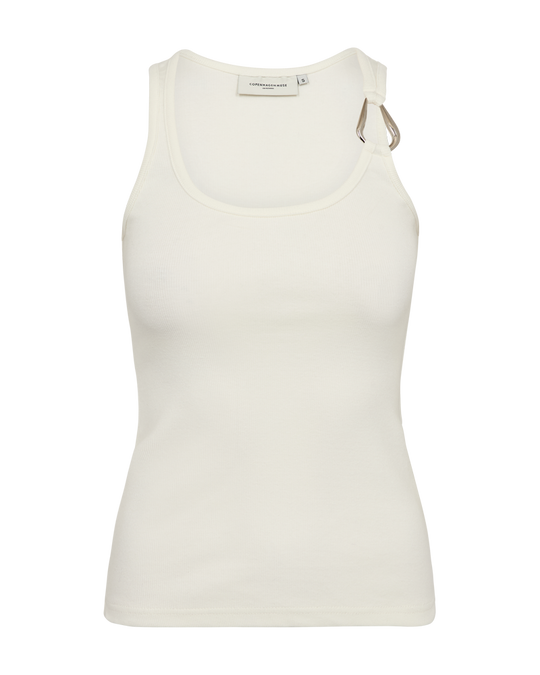 CMSIV - TOP MIT SCHNALLEN-DETAIL IN CREMEWEISS,WOLLWEISS