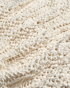 CMMILA - GESTRICKTER PULLOVER IN WEISS,WOLLWEISS