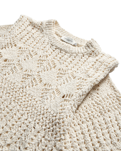 CMMILA - GESTRICKTER PULLOVER IN WEISS,WOLLWEISS