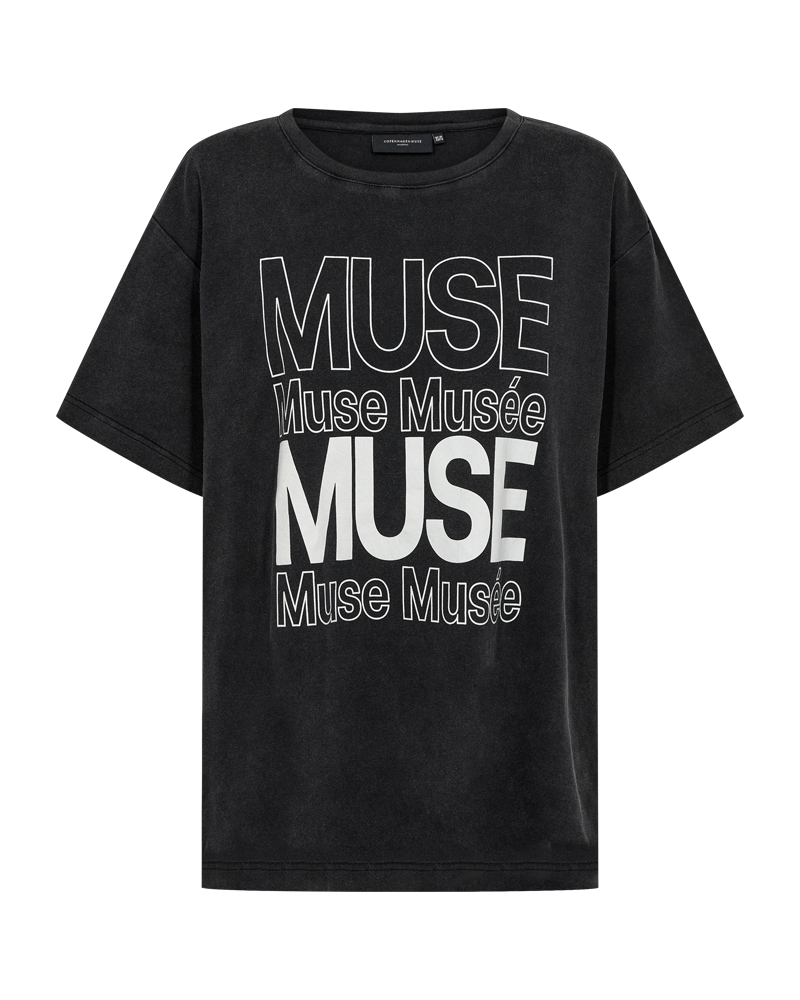 CMMUSE - T-SHIRT IN SCHWARZ