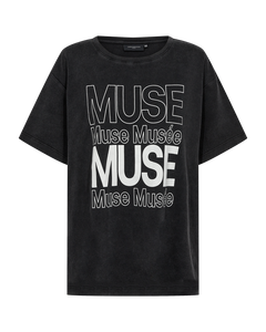 CMMUSE - T-SHIRT IN SCHWARZ