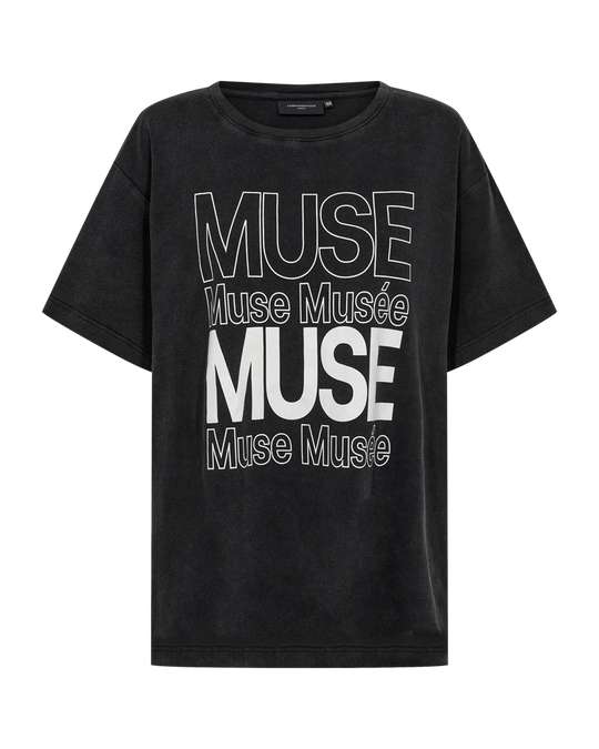 CMMUSE - T-SHIRT IN SCHWARZ