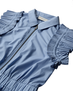 CMPLEAT - CMPLEAT – KLEID MIT REISSVERSCHLUSS IN BLAU
