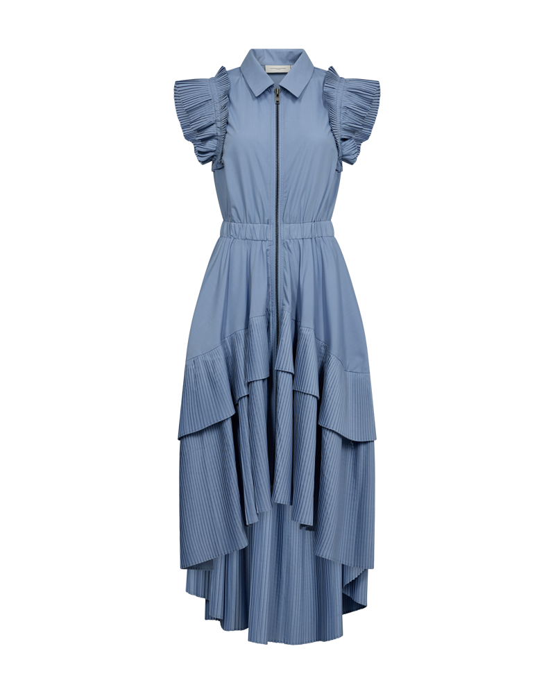 CMPLEAT - CMPLEAT – KLEID MIT REISSVERSCHLUSS IN BLAU