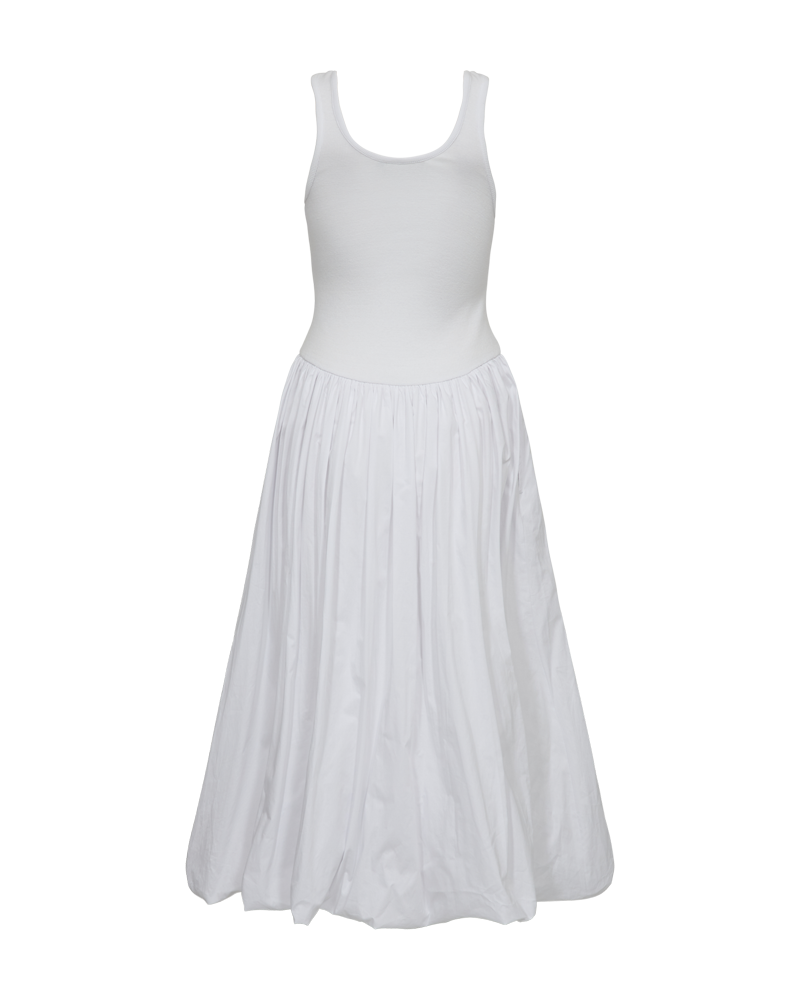 CMSIV – KLEID MIT BALLONEFFEKT IN WEISS
