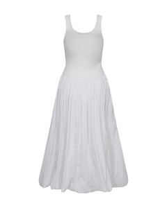 CMSIV – KLEID MIT BALLONEFFEKT IN WEISS