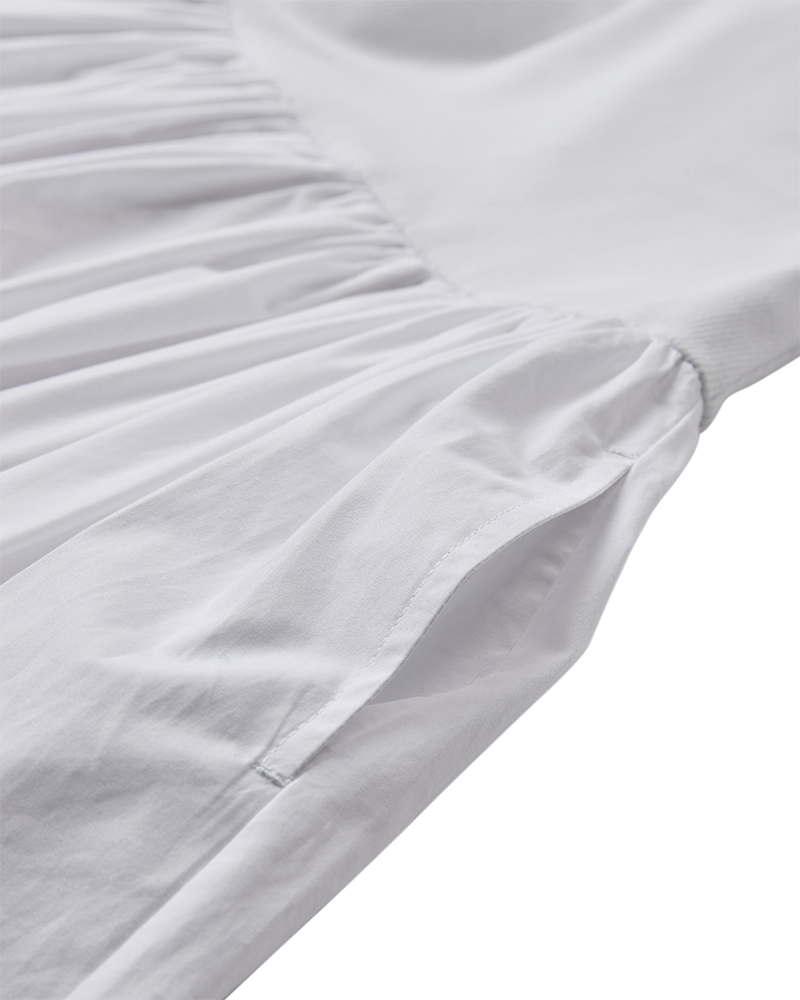 CMSIV – KLEID MIT BALLONEFFEKT IN WEISS