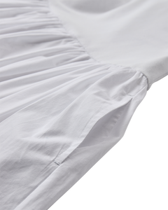 CMSIV – KLEID MIT BALLONEFFEKT IN WEISS
