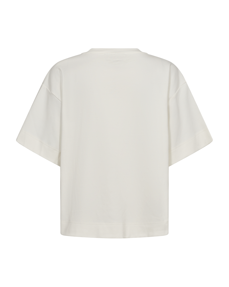 CMMUSE - T-SHIRT IN WOLLWEISS