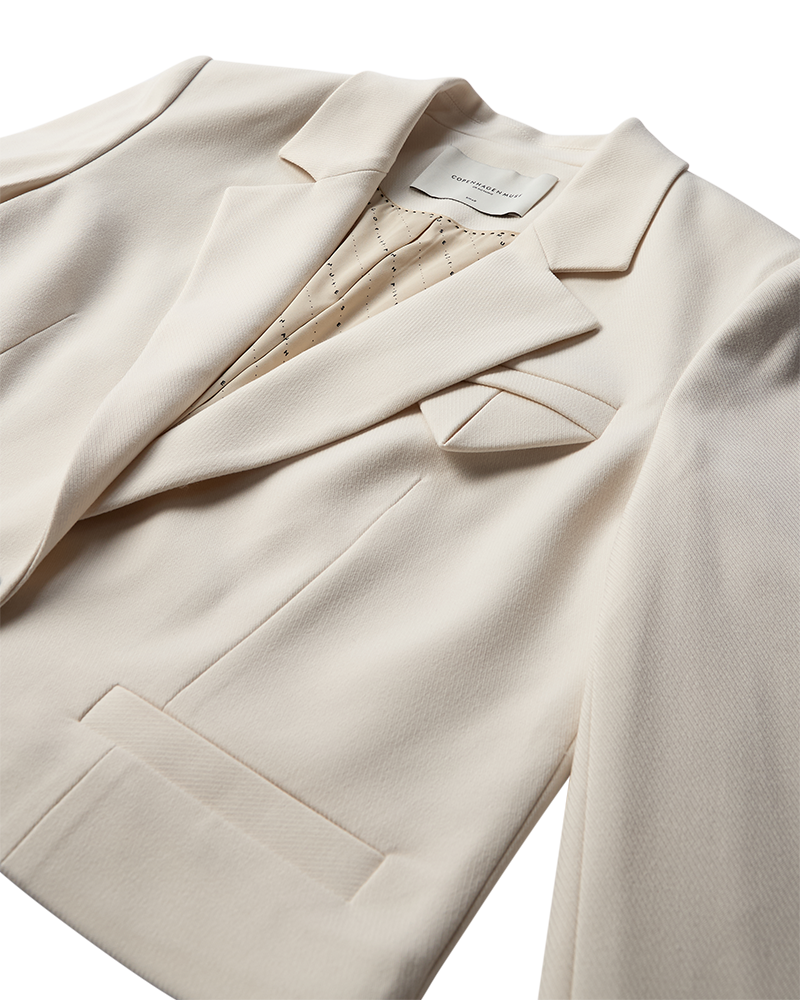 CMTAILOR - KURZER BLAZER IN WEISS,WOLLWEISS