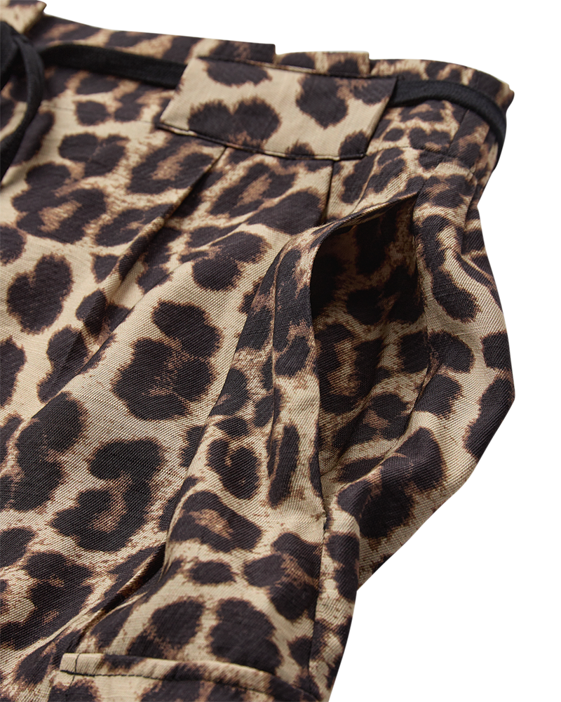 CMGABBY - SHORTS IN LEOPARD