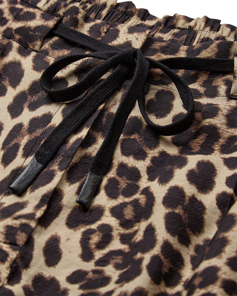 CMGABBY - SHORTS IN LEOPARD