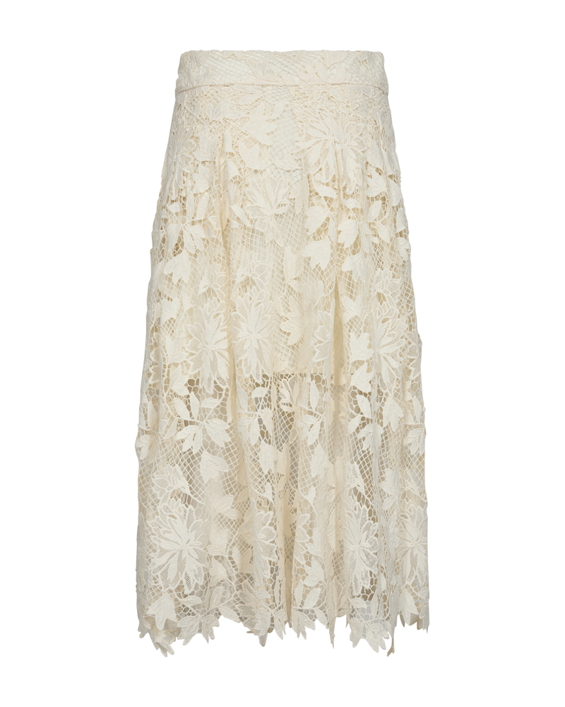 CMLARAH - ROCK MIT ALLOVER-SPITZE IN WOLLWEISS