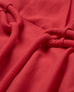 CMNATULI – KLEID MIT HALTERNECK IN ROT
