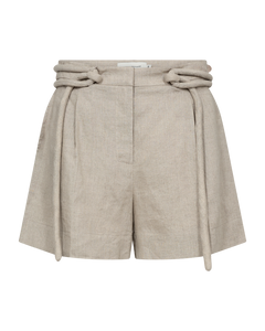 CMNATULI – SHORTS MIT KORDELDETAIL IN BEIGE