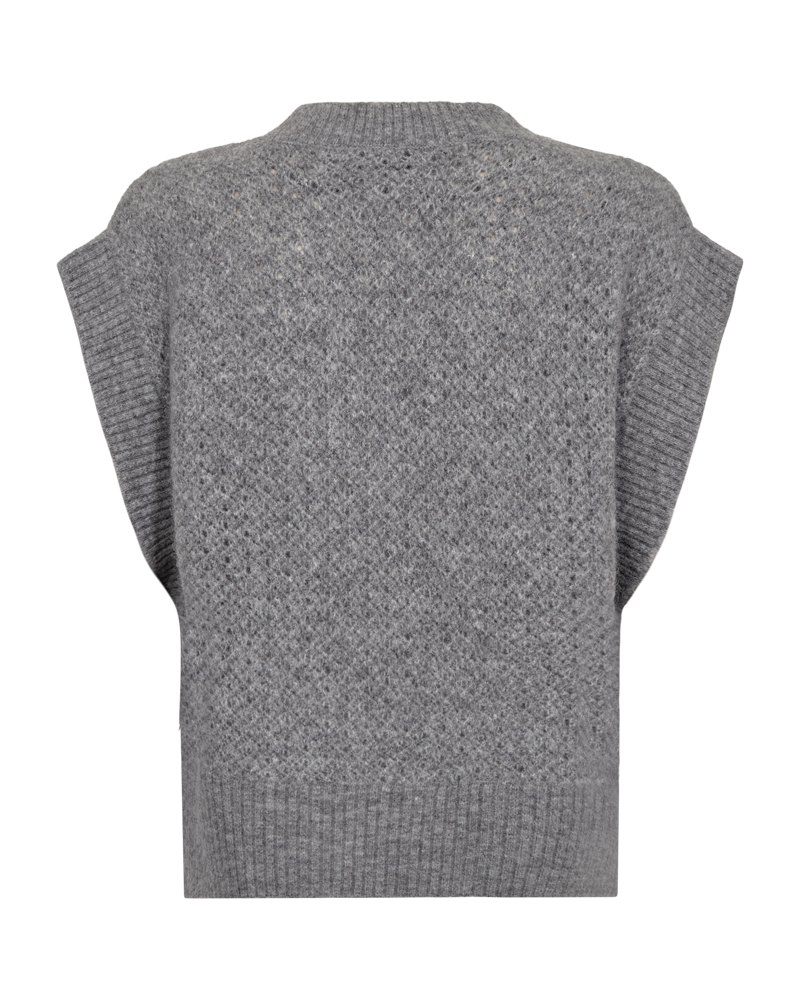 CMIBRA – GESTRICKTE WESTE IN GRAU
