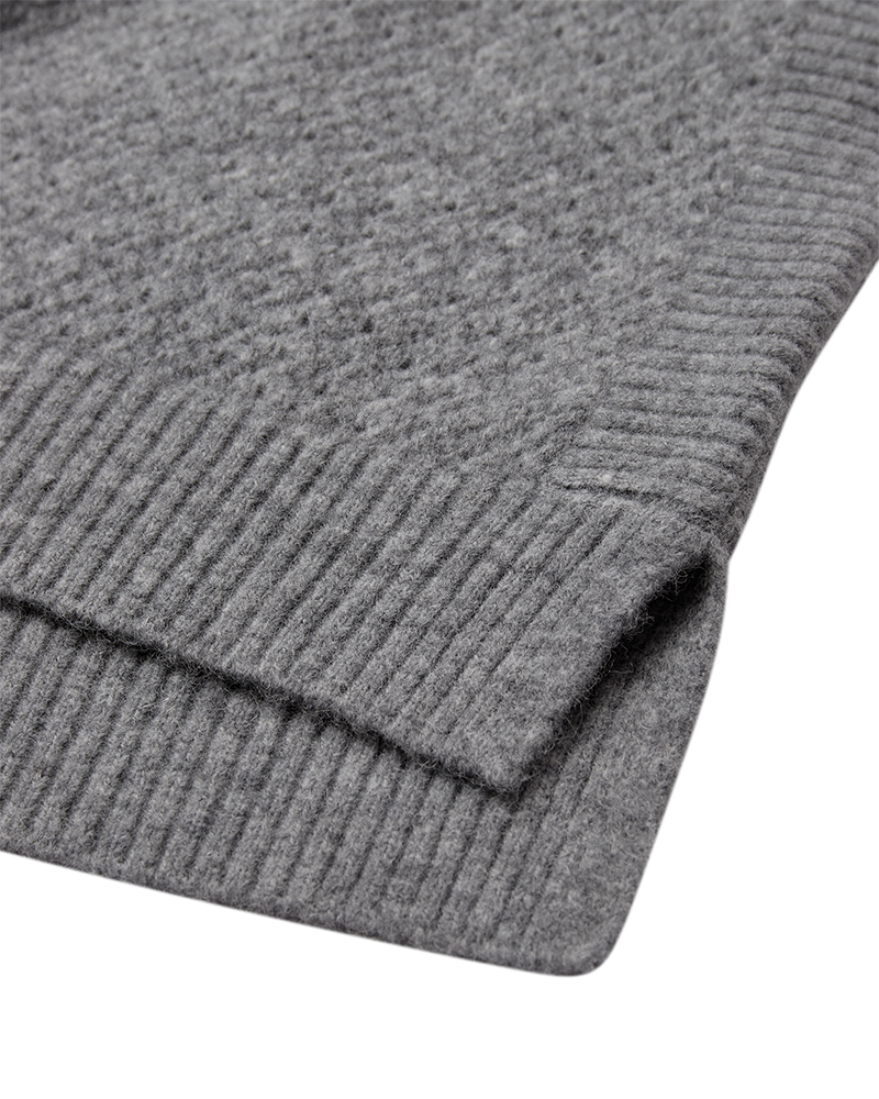 CMIBRA – GESTRICKTE WESTE IN GRAU