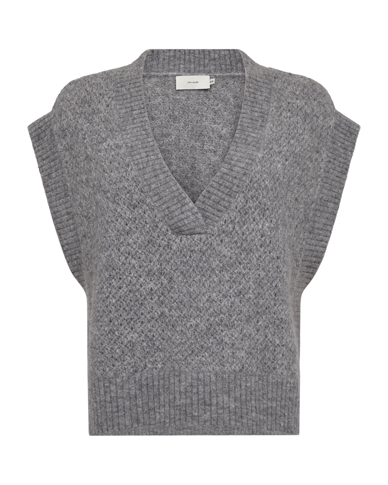 CMIBRA – GESTRICKTE WESTE IN GRAU