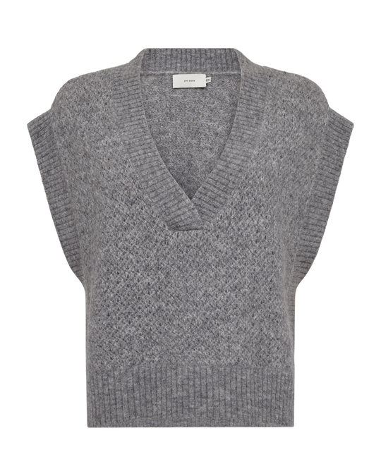 CMIBRA – GESTRICKTE WESTE IN GRAU