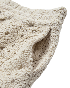 CMCROCHET – HOSE MIT HÄKELMUSTER IN BEIGE