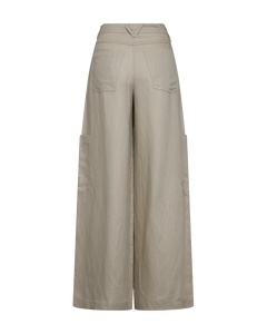 CMNATULI - LEINEN HOSE IN BEIGE