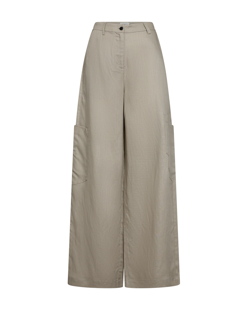 CMNATULI - LEINEN HOSE IN BEIGE