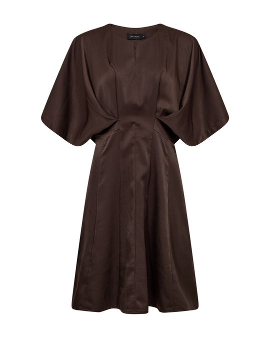 CMVIANNA - KLEID IN BRAUN