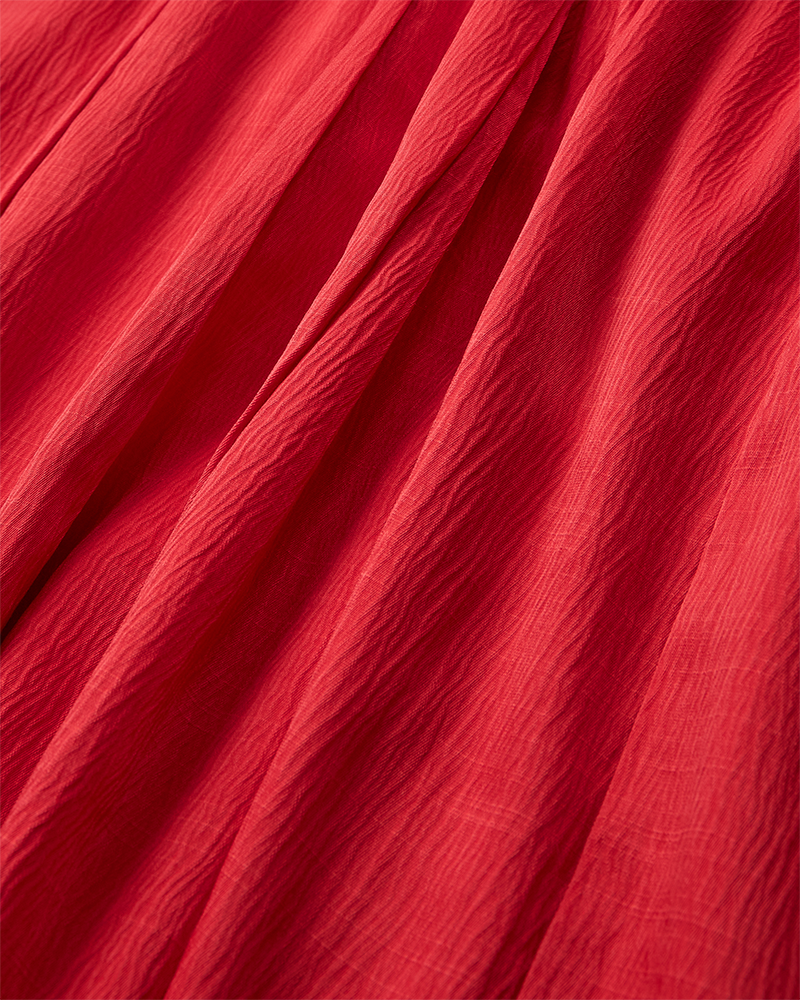 CMVIANNA - KLEID IN ROT