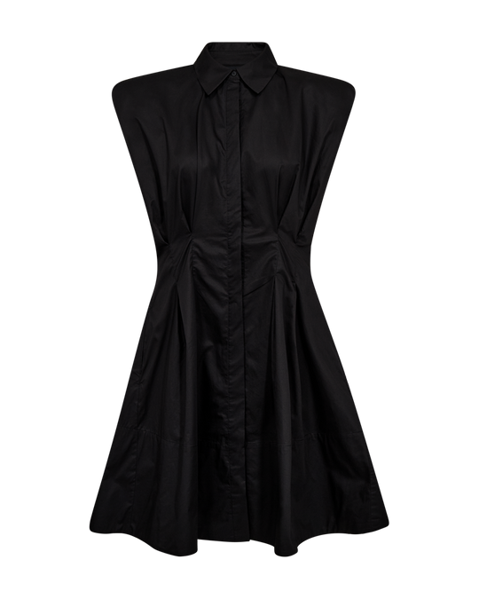 CMSHIRLEY – KURZES HEMDKLEID IN SCHWARZ