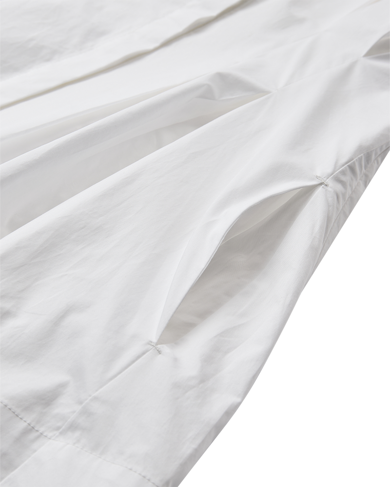 CMSHIRLEY – KURZES HEMDKLEID IN WEISS