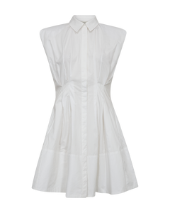 CMSHIRLEY – KURZES HEMDKLEID IN WEISS