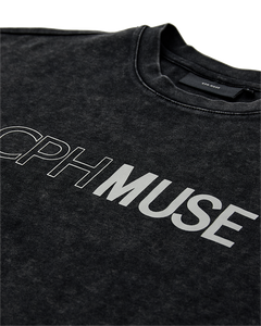 CMMUSE - T-SHIRT IN SCHWARZ