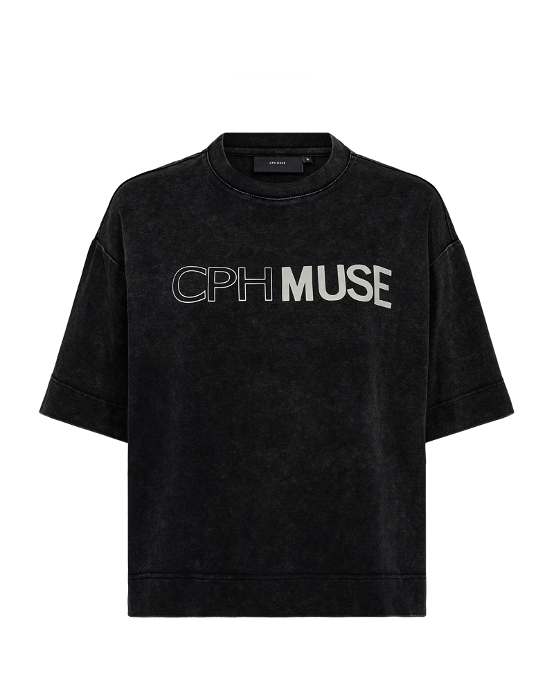 CMMUSE - T-SHIRT IN SCHWARZ
