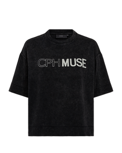 CMMUSE - T-SHIRT IN SCHWARZ