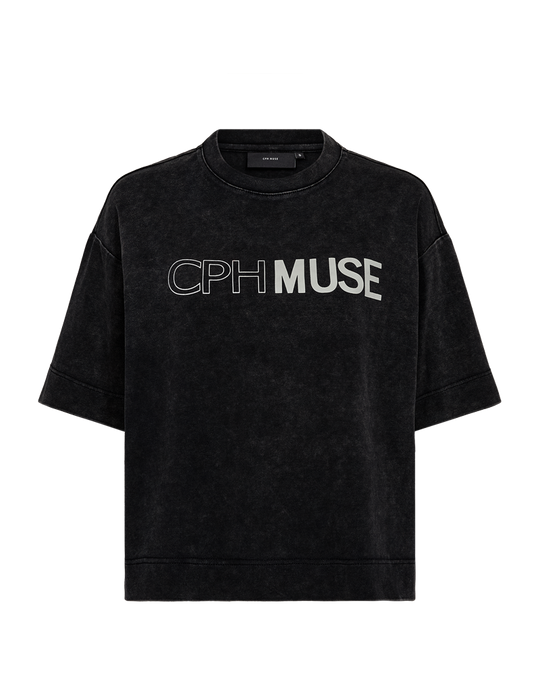 CMMUSE - T-SHIRT IN SCHWARZ