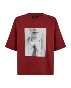 CMMUSE - T-SHIRT IN ROT