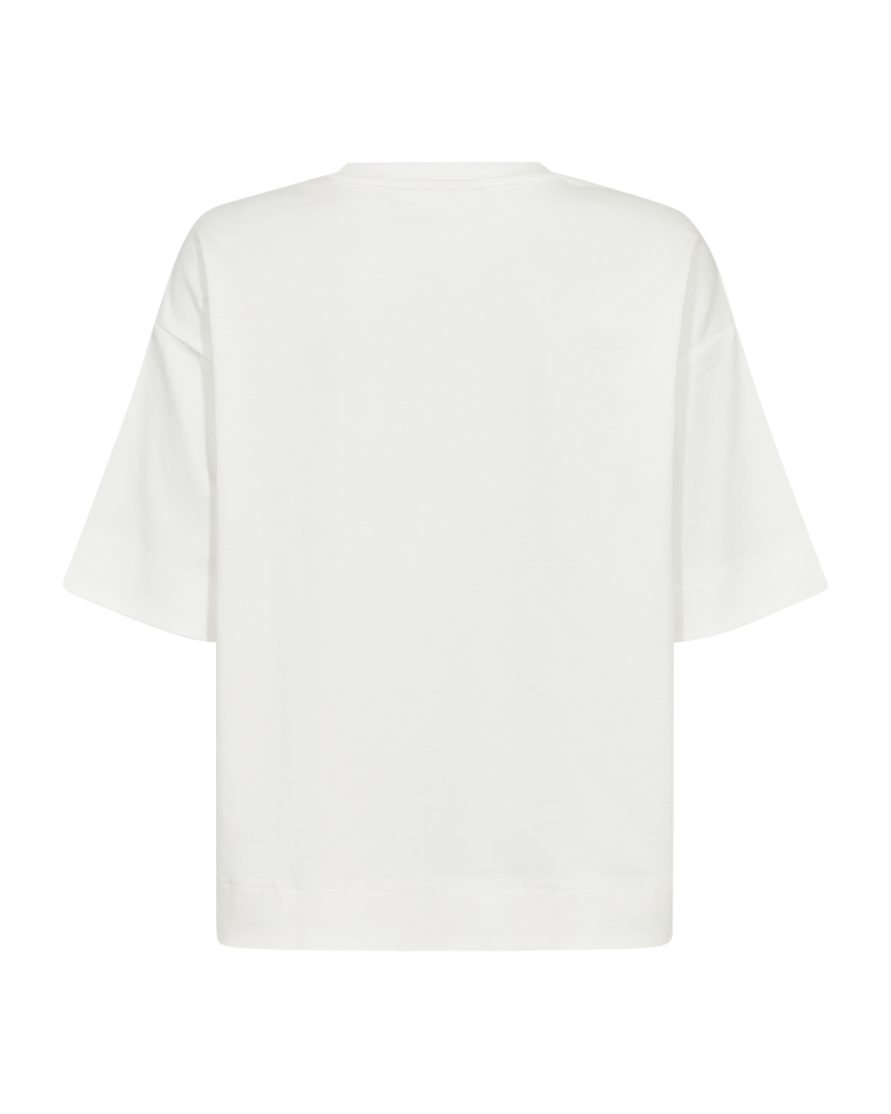 CMMUSE - T-SHIRT IN WOLLWEISS