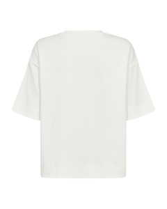 CMMUSE - T-SHIRT IN WOLLWEISS