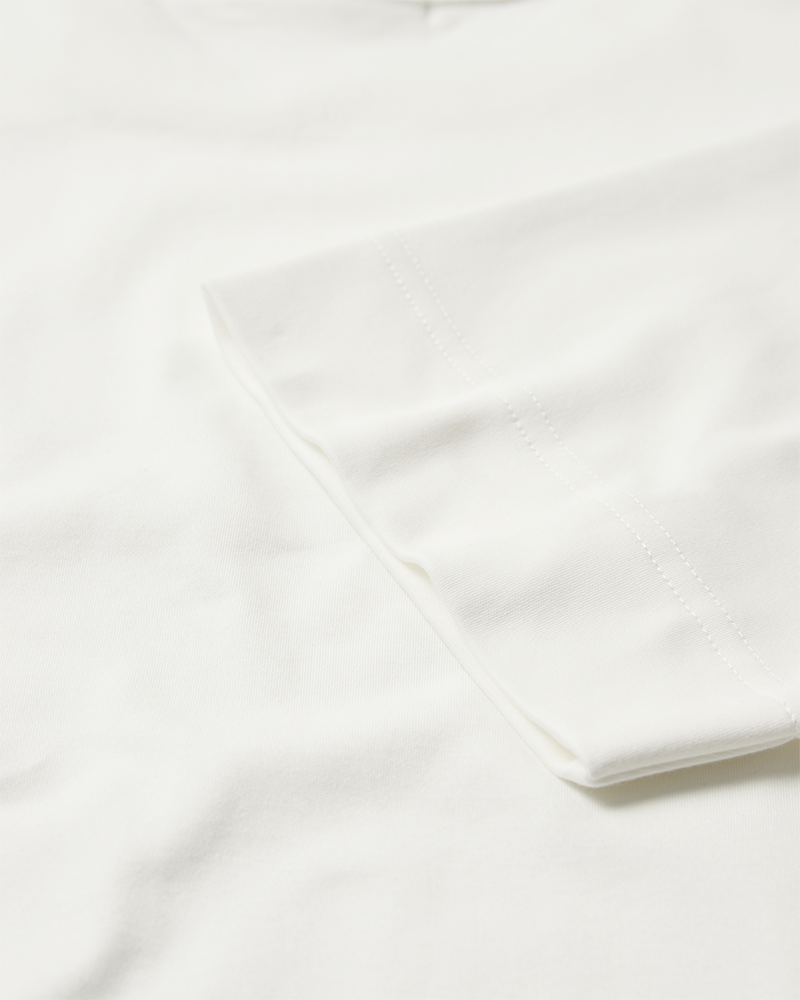 CMMUSE - T-SHIRT IN WOLLWEISS