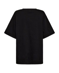 CMMUSE – T-SHIRT MIT PRINT IN SCHWARZ